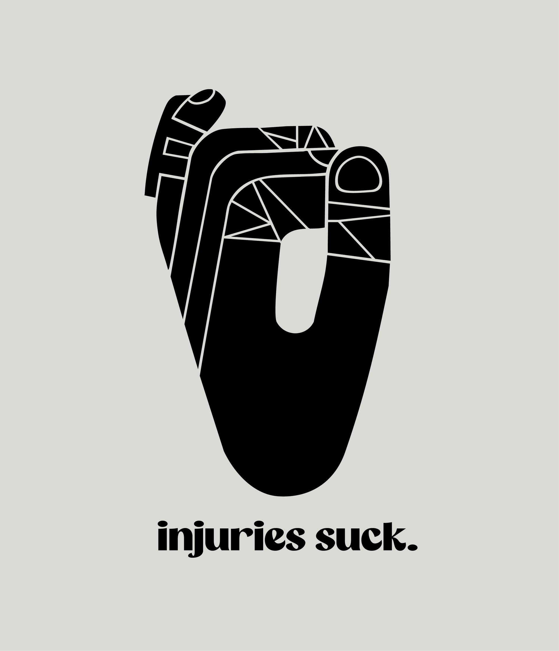 "Injuries Suck" Unisex Tee