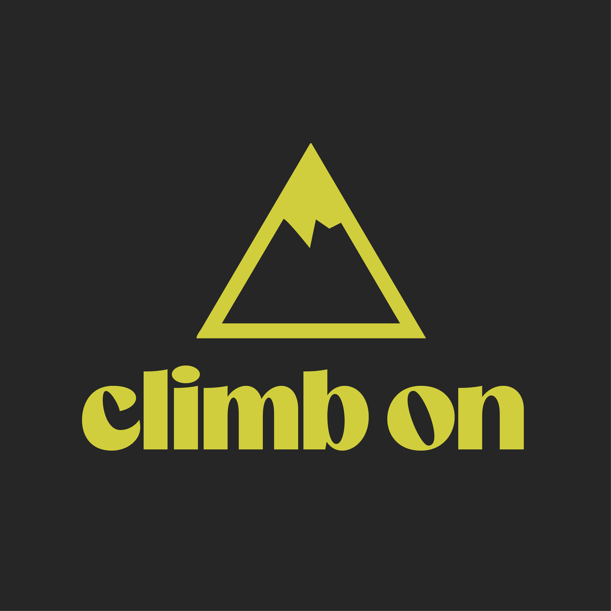 "Climb on" Racerback Tank