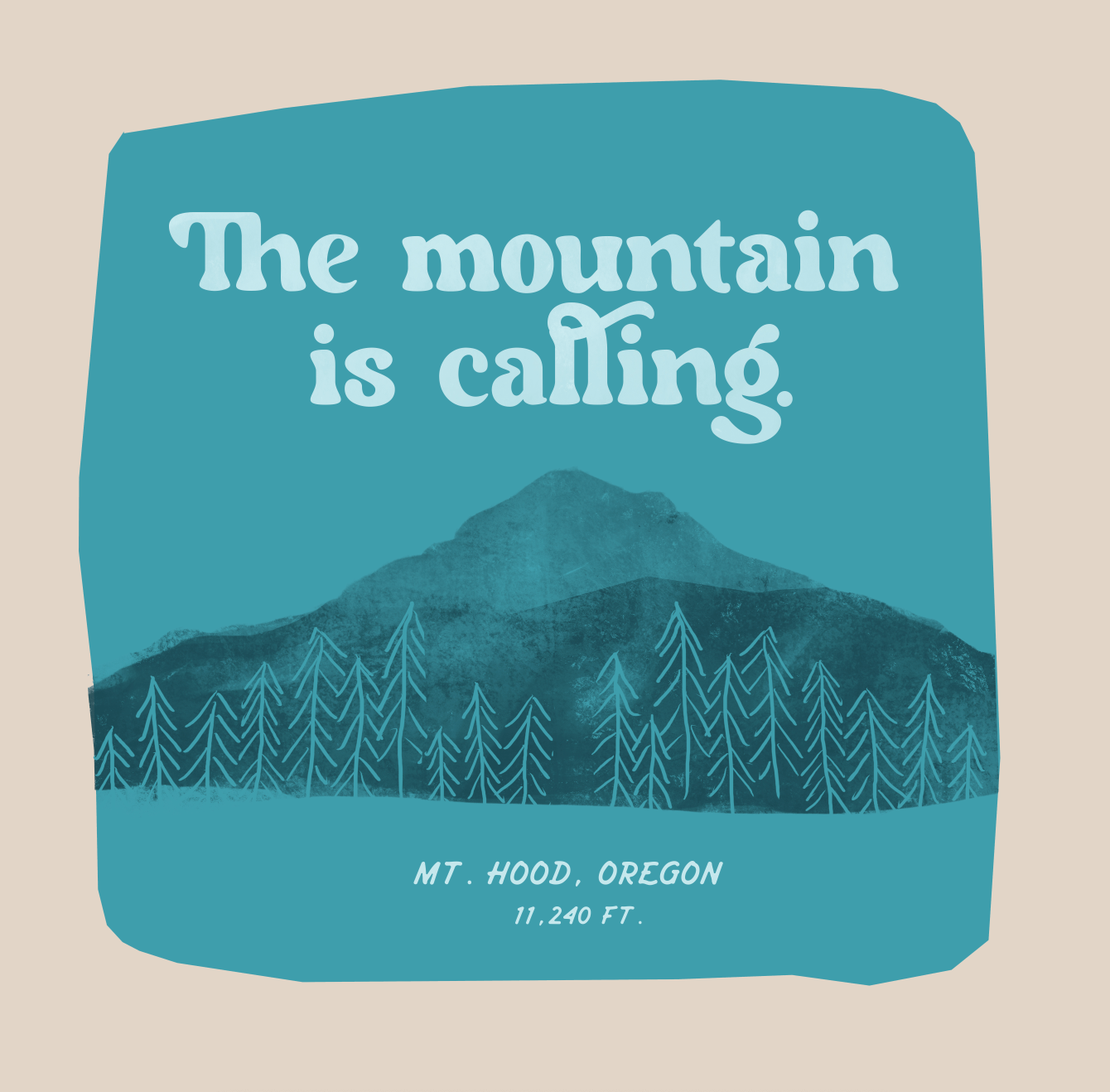 "The Mountain is Calling" Women's Tee