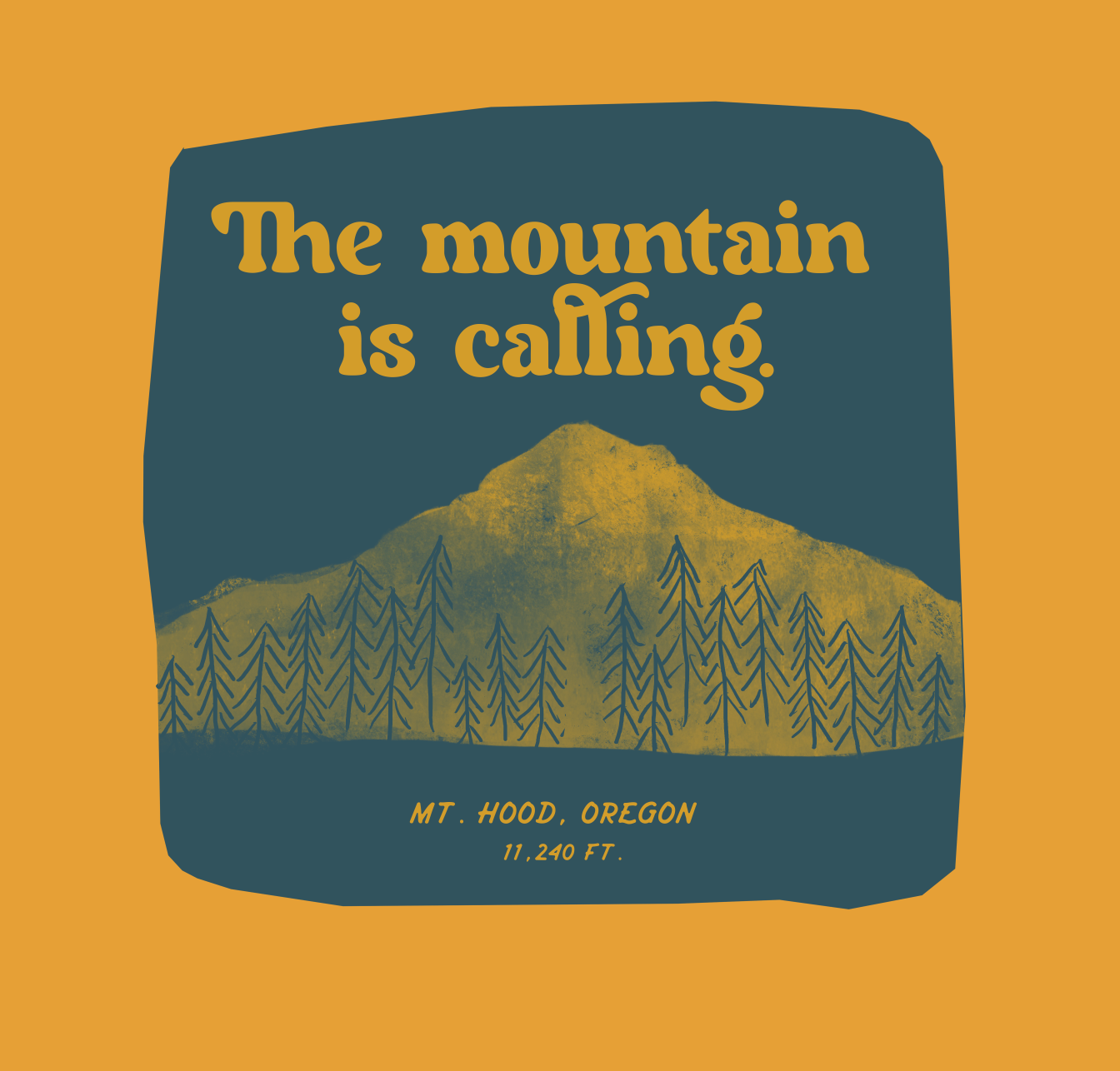 "The Mountain is Calling" Unisex Tee