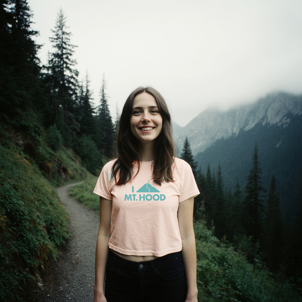 I Climbed Mt. Hood™ - Women's Crop Tee